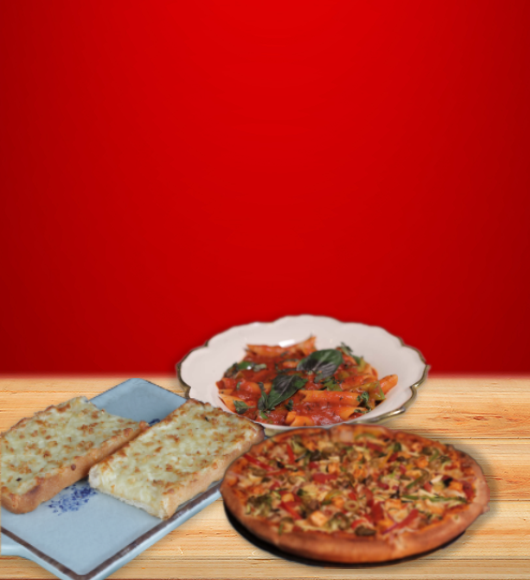 Combo-3 (Any 10 Inch Pizza, Any Pasta Or Cheese Garlic Bread, 750ml Cold Drink)